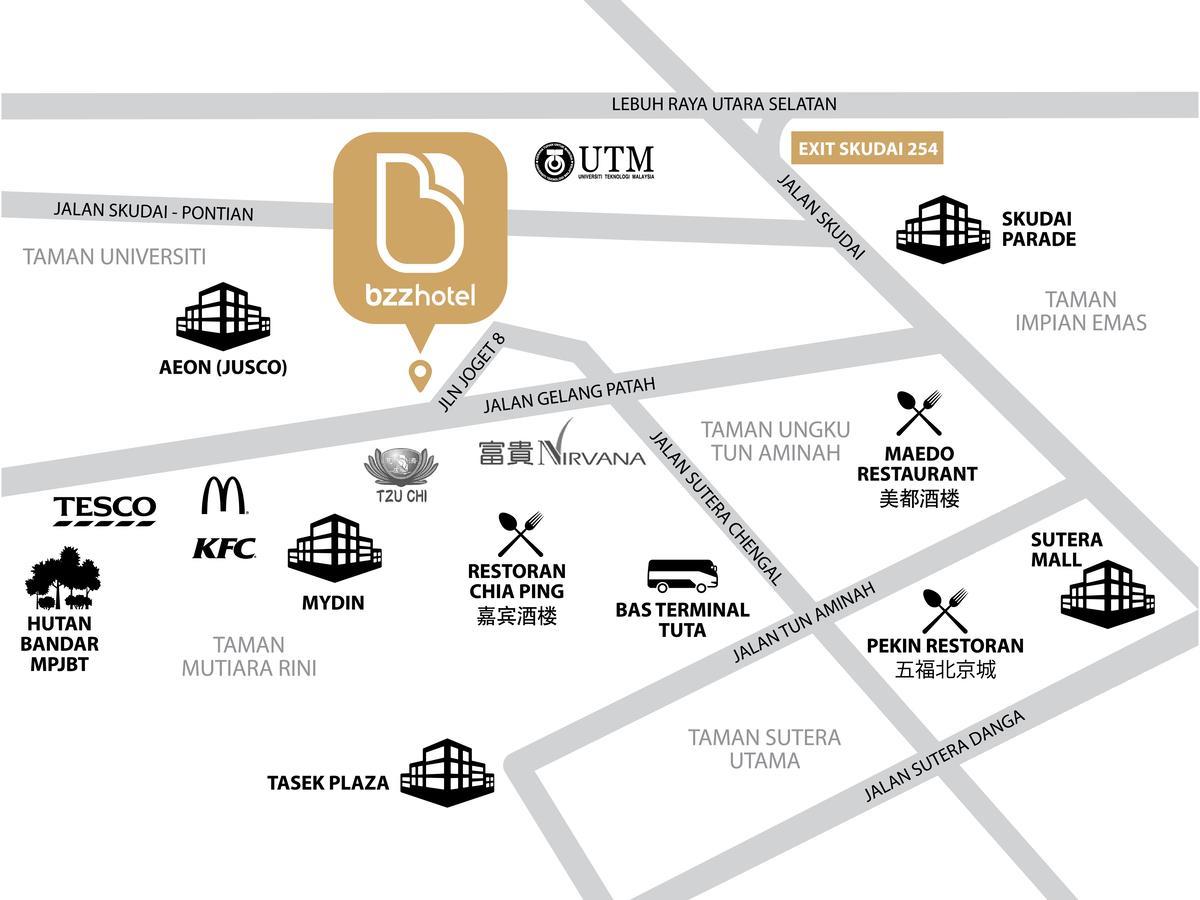 โรงแรมบีซซ์ สกูได ภายนอก รูปภาพ